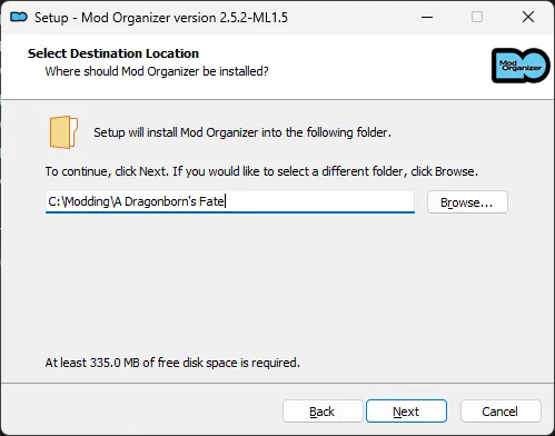 Change folder name to A Dragonborn's Fate